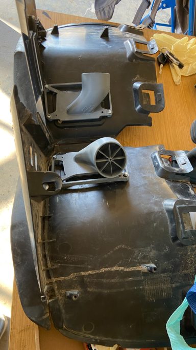 BMW E46 Bremsenkühlung Verbau
