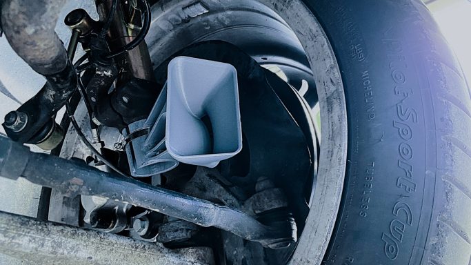 BMW E46 Bremsenkühlung Verbau