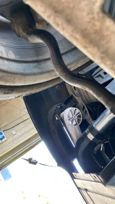 BMW E46 Bremsenkühlung Verbau